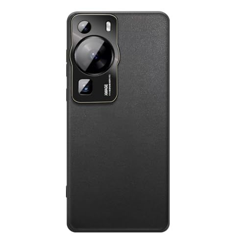 Luhuanx Case for Huawei P60 PRO, Designed for Huawei P60 / 60 Pro Case with Full Lens,Slim & Tough, Pocket-Friendly,Huawei P60 Cover (Leather Black)