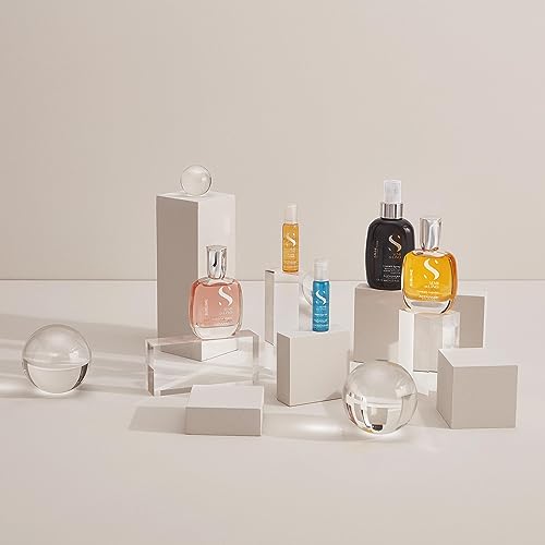 Alfaparf Milano Semi Di Lino Sublime Cristalli Smoothing Finishing Hair Spray - Dry Hair Treatment to Detangle & Add Shine - Smoothing Serum with Flax Seed Oil & Vitamin E - Vegan (4.23 oz / 125 ml)