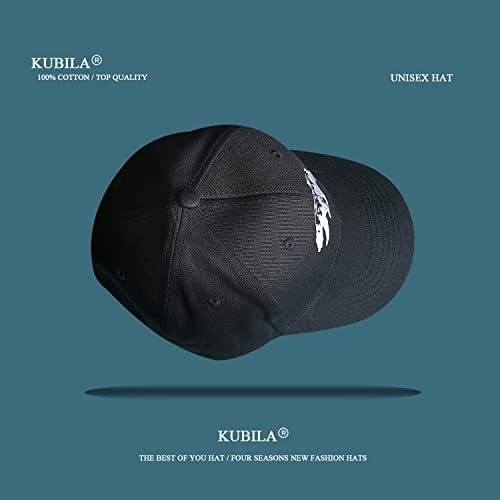 KUBILA Bears Hat for Men Women Black,Mountain Tree Bear Baseball Cap for Hiking, Hunting,Climbing, Fishing, Outdoor Adventure