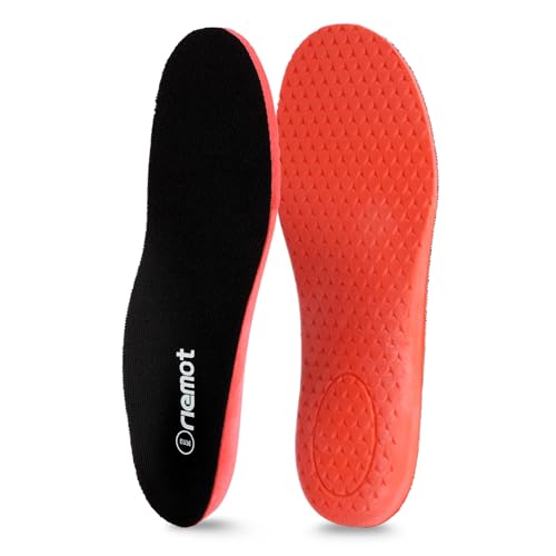 riemot Women's Shoe Insoles Breathable Honeycomb Sport Shoe Insoles Cushioning Shoe Inserts Replacement Innersoles for Water Shoes Sneakers Work Shoes Grey US10/ EU41