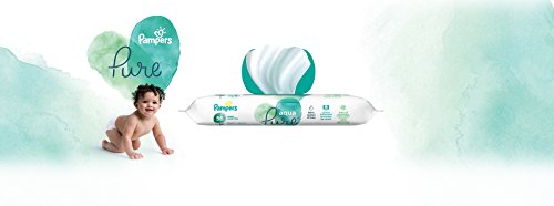 pampers aqua pure baby wipes 56 ct OLD