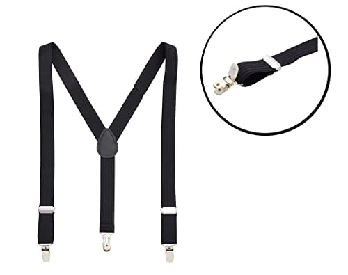 MAGE MALE Boys Multiple Colour Formal Dress Suits 5 Piece Slim Fit Dresswear Suit Set with Kids Suspenders Gold