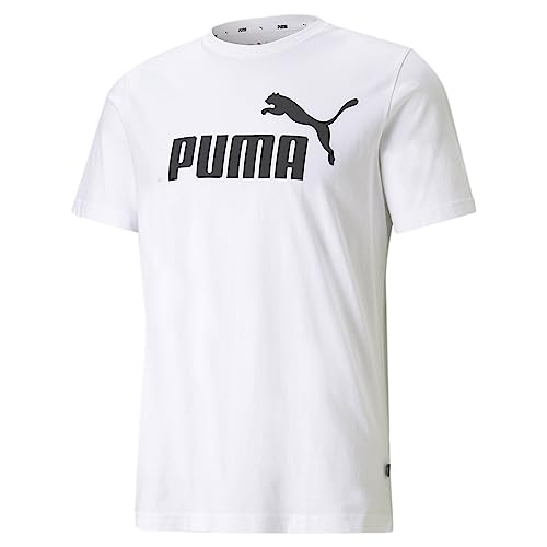 PUMA Men's Essentials Logo T-Shirt (Available in Big & Tall), Medium Gray Heather, 3X-Large