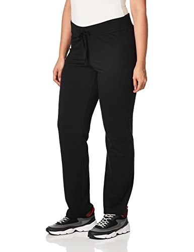 Hanes Women's French Terry Pant, Black, Small