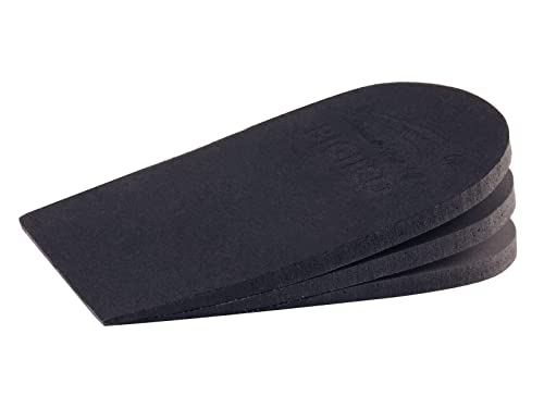 SIIHEA Adjustable Heel Lifts for Shoes, 1/4'' Height Increase Insoles for Achilles Tendonitis, Heel Pain, Leg Length Discrepancy, Plantar Fasciitis, Shoe Lifts (Medium (Pack of 1), Black)
