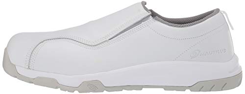 Nautilus Men's, White, Comp Toe, SD, Twin Gore Slip On (10.5 M)