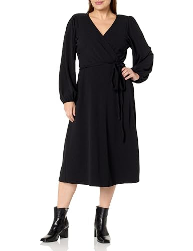 City Chic Women's Apparel Women's City Chic Plus Size Maxi WRAP Hayden, Black