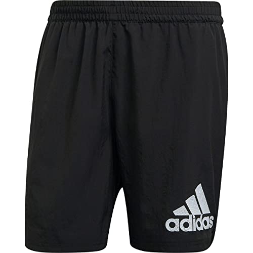 adidas Men's Run It Shorts, White, XX-Large