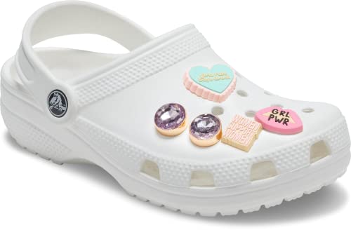 Crocs Unisex-Adult Jibbitz Girly Bling Multi Pack, Gold Shoe Charms, Celebrate Women, 5 Pack