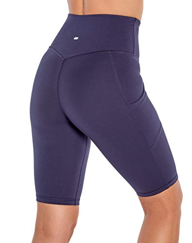 Marika Women's Standard Olivia High Rise Tummy Control Bermuda Short, Midnight Blue, X-Large