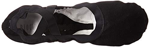 Bloch womens Pro Elastic dance shoes, Black, 2.5 US