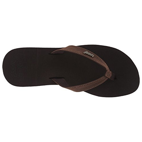 Reef Women's Sandals, Reef Cushion Luna, Black/Black, 5