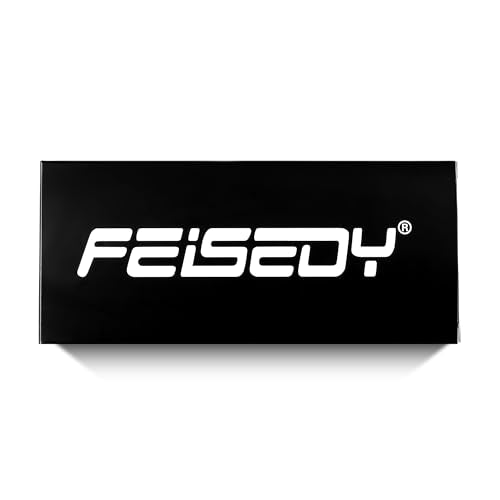 FEISEDY Retro 90s Square Sunglasses for Women Men Trendy Chunky Rectangle Sunglasses UV400 Protection B2385