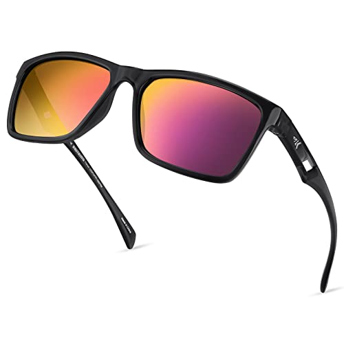 KastKing FlatRock Polarized Sport Sunglasses for Men and Women, Ideal for Driving Fishing Cycling Running, UV Protection