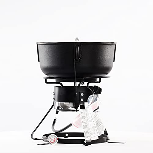 King Kooker Model # 1204 Jambalaya Cooker and 4 Gallon Cast Iron Pot