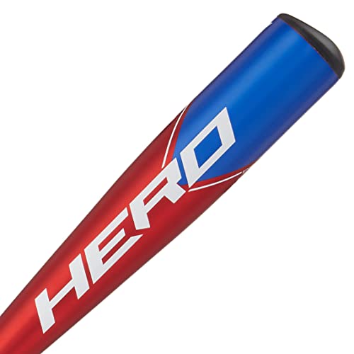 Axe Bat 2023 Hero (-11, 2-1/2") USABat Baseball Bat, 1-Piece Alloy, Red/Blue (27" / 16 oz.)