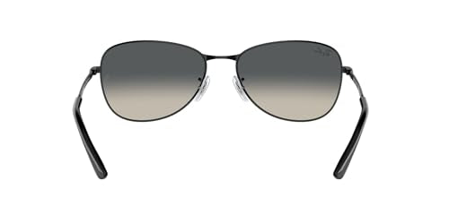 Ray-Ban RB3733 Square Sunglasses, Black/Grey Gradient, 56 mm