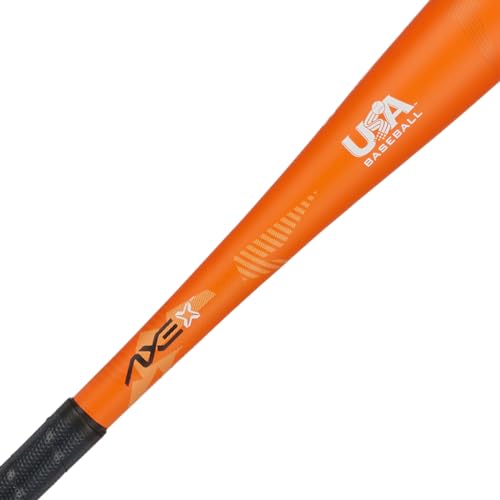 Axe | Strato 2 | USA Baseball Bat | Drop -10/-8/-5 | 1-Piece Alloy | 2 5/8" Barrel | Orange/Black (-10, 27")