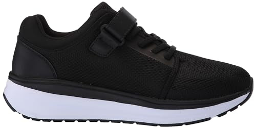 Propét Men's Ultima FX Lightweight Knit Mesh Athletic Shoe Black 9.5 Wide US