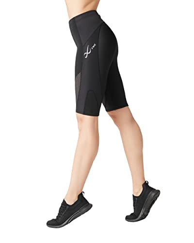 CW-X womens Stabilyx Ventilator Joint Support Compression Shorts, Black, X-Small US