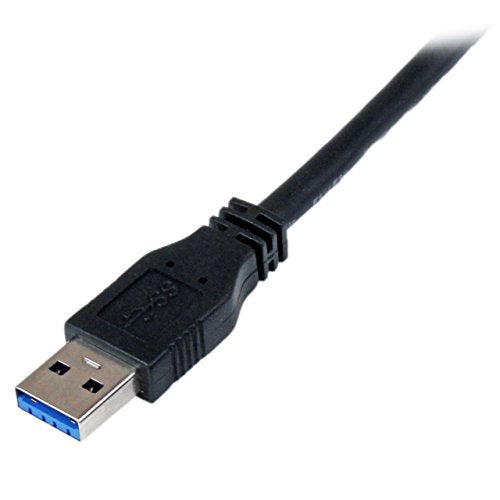 StarTech.com 1m 3 ft Certified SuperSpeed USB 3.0 A to Micro B Cable Cord - USB 3 Micro B Cable - 1x USB A (M), 1x USB Micro B (M) - Black (USB3CAUB1M)