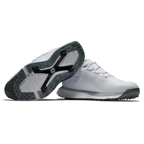 FootJoy Men's Pro/SLX Carbon Golf Shoe, White/White, 9