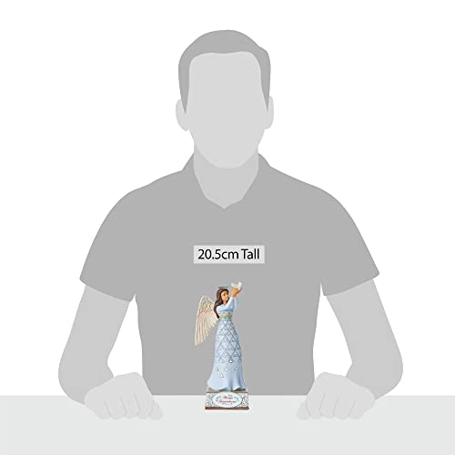 Enesco Jim Shore Heartwood Creek Always Remembered Bereavement Angel Figurine, 9.25 Inch, Multicolor
