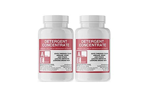 Active Element Commercial Dishwasher Detergent - Makes One 5 Gallon Pail - Industrial Dish Detergent - For High and Low Temp Dishwasher Machine