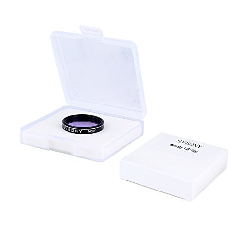 SVBONY Telescope Filter, 1.25 inches Planetary Filter for Astronomy Telescope Eyepiece, Increase Contrast and Reduce Light Pollution, for Lunar Planetary Observation and Astrophotography