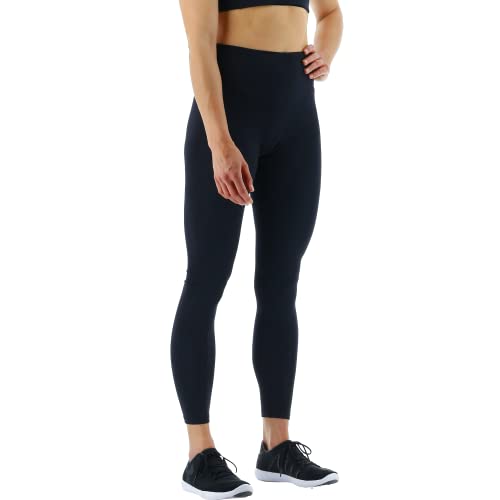 TYR Women's Standard High-Rise Cropped Athletic Performance Workout Leggings, Black, X-Small