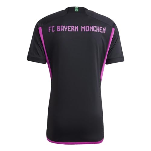 adidas Men's Soccer Bayern Munich 23/24 Away Jersey - Unifying Message, Moisture-Wicking Fabric, Unique World Map Graphic, Eco-Friendly Materials (Large)