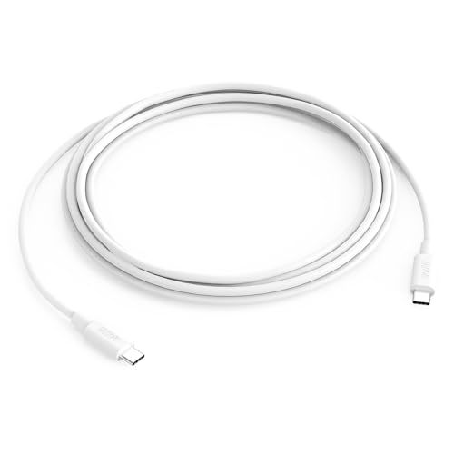 SATURNDOCK 240W USB C to USB C Cable 6.6ft, USB-C Charger Cord Type C Fast Charging for MacBook Pro MacBook Air Charger, iPad Pro 13 12.9 11 inch, iPad Air 5 4, Mini 6, iPhone 15/15Pro, Pixel