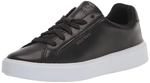 Cole Haan Women's Grand Crosscourt Daily Sneaker, Black/Black, 8