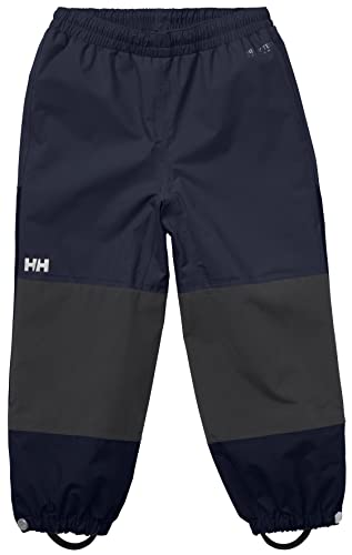 Helly Hansen Boys Kids Shelter Waterproof Windproof Pant Outdoors Equipment, 980 Ebony, 12 US