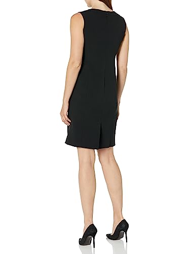 Kasper Women's Sleeveless Sheath Dress, Black, 18