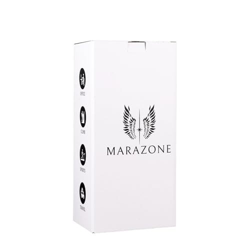 MARAZONE 40oz Stainless Steel Tumbler with Handle and straw - Insulated Leak Proof Tumbler/Coffee Thermos with Lid, Cleaner & Silicone Boot/Gifts for Her Him/Stainless Steel Water Bottles(Angel White)