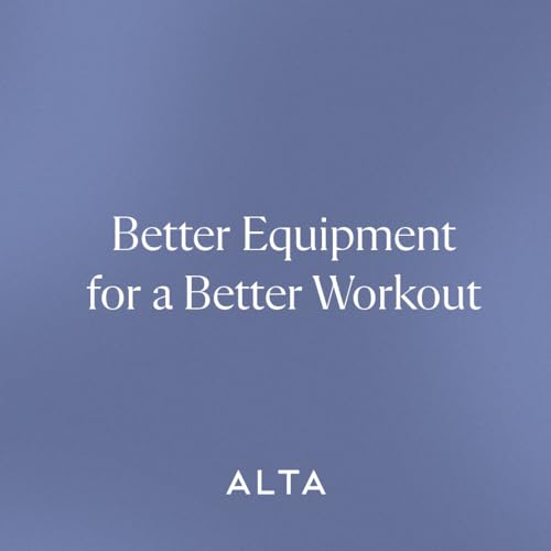 ALTA Resistance Tube Bands for Women - Full Kit Resistance Bands for Working Out with Handles, Ankle Straps, Door Anchor – Home Workout Bands for Physical Therapy, Pilates Long Exercise Bands Set