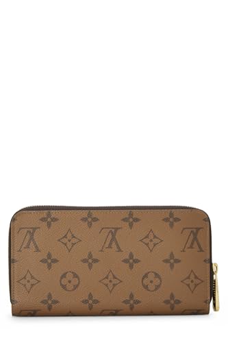 Louis Vuitton, Pre-Loved Monogram Reversed Zippy Continental, Brown