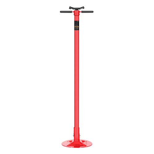 SPECSTAR Under Hoist Support Stand 3/4 Ton 1650Lbs Capacity Jack Stand Lifting from 52 to 76 Inch with 12 Inch Diameter Steel Base