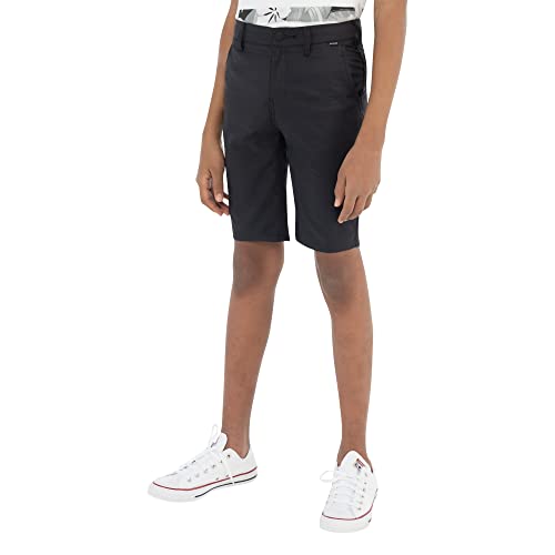 Hurley Boys' Dri-FIT Walk Shorts, Black, 18