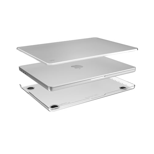 Speck SmartShell MacBook Pro 14 Inch Case for M3 / M3 Pro / M3 Max (2023) & M2 Pro / M2 Max A2779 (2023) & M1 Pro / M1 Max A2442 (2021) - Scratch Resistant Hardshell Case - Clear