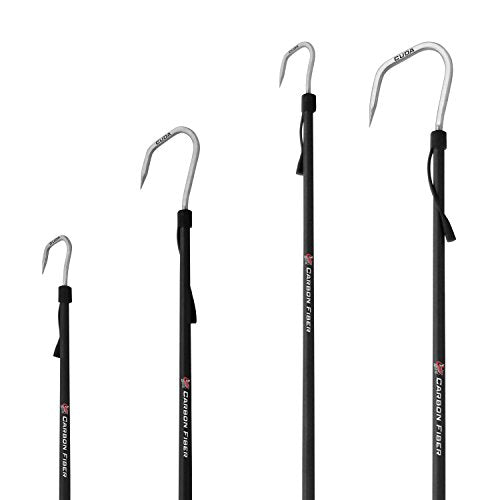 Cuda 8-Foot Carbon Fiber Fishing Gaff with 4-Inch Gaff Hook (18139)