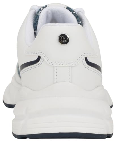 Nine West Women's BASK Sneaker, White/Gold 142, 11