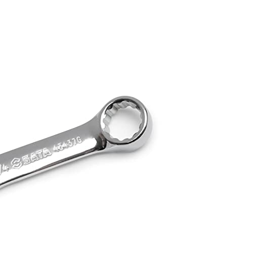 SATA 7 Piece 12 Point Stubby Wrench Set | SAE sizes 3/8" to 3/4" | Off Corner Loading | ST08417G