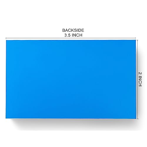 RXBC2011 Thank you for your order card Thank you cards Package Insert for online business Pack of 100 Blue