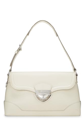 Louis Vuitton, Pre-Loved White Epi Bagatelle PM, White