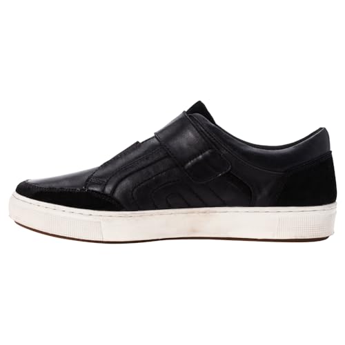 Propét Mens Kade Skate Shoe, Black, 9.5 X-Wide US