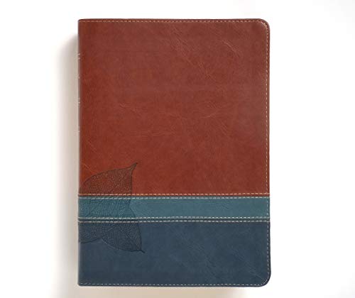 Tyndale NLT The Swindoll Study Bible, TuTone (LeatherLike, Brown/Teal/Blue) – New Living Translation Study Bible by Charles Swindoll, Includes Study ... Introductions, Application Articles & More!