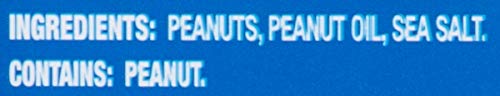 PLANTERS Salted Cocktail Peanuts, Party Snack, Plant-Based Protein, After School Snack, Roasted in Peanut Oil, Salted Nuts, Snack for Adults, Flavored with Sea Salt, Bulk Nuts, Kosher, 2.19lb (2 lb, 30z = 35 oz) Jar