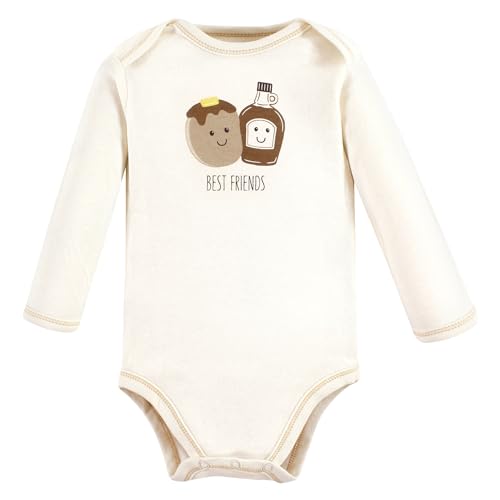 Touched by Nature baby boys Organic Cotton Long-sleeve Bodysuits T Shirt Set, Garden Floral, 9-12 Months US